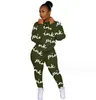 Survêtement femme Deux pièces ensembles Cardigan survêtement mode sweat 2 pièces vêtements de sport Joggers costumes femmes s survêtement ensemble de vêtements