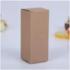 Packing Boxes Wholesale Brown Paper Box Lipstick Per Cosmetic Nail Polish Gift Packaging For Wedding Birthday Bottle Drop Delivery O Othr9