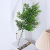 Decoratieve Bloemen Kerstboom Accessoires El Decoratie Voor Bladeren Tak Cipres Blad Dennennaald Kunstplant