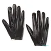 Cała najlepsza moda mężczyzn oryginalne skórzane rękawiczki rękawiczki do owczej skóry dla mężczyzny cienka zima jazda pięcioma palcami m017pq291U