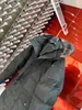 Canada Fashion Brands Black Colour Long Down Jacket