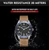 Wristwatches RUIMAS Fashion Men Watch Military Sport Quartz Wrist Leather Strap Calendar Waterproof Luminous Man Clock Reloj Hombre 573 230905