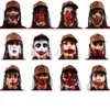 Masques de fête Halloween Sanglant Masques Effrayants Adulte Zombie Monstre Masque Latex Partie Pleine Tête Carnaval Mascarade Costume Accessoires 230905