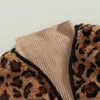 Conjuntos de roupas criança bebê menina 2 pçs roupas de inverno manga longa tule vestido velo leopardo jaqueta conjunto moda 4-7t