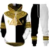 Men's Tracksuits Ancient Horus Egyptian Style 3D Print Tracksuit Set Man Woman Hoodie Pants 2pcs Oversized Casual Streetwear Pullover