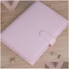 Blocos de notas Atacado A5 A6 Notebook Er Protetor Pu Couro Notebooks Binder Planejador Pessoal Diário Solto Ers para Papel de Enchimento Gota de Otejd