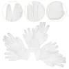 Disposable Gloves 10 Pairs Practical Protection Stage Dust-free Cloth Thickened Hand Protector Work Working Labor