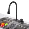 Kitchen Faucets Faucet Waterfall Sink Cold Water Tap Single Hole Stainless Steel Accessories