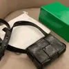 Texture Venetass Bag 6-Zellen-Designer-Flaschenkassette Advanced Woven Oil Wax Mini Small Square Cow Leather Shoulder Messenger