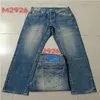 Hommes vrai jean pantalons longs hommes ligne grossière super religion jean vêtements homme décontracté crayon bleu noir Denim pantalon M2926278s