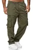 Mężczyzn Pants Men Cargo Letnie Prace Spodnie rozciągają luźne multi kieszeni swobodny sport na świeżym powietrzu 230906