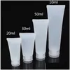 Packing Bottles Wholesale Screw Cap/ Cap Empty Portable Travel Squeeze Cosmetic Containers Cream Lotion Plastic 15Ml 20Ml 30Ml 50Ml Otgbk