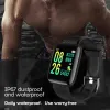 116Plus Smart Watch Men Blood Prooce Waterproof Wather Women Women Heart Rate Monitor Tracker Tracker Watch Sport for Android iOS