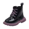 Botas de alta qualidade para crianças plataforma botas coloridas sapatos confortáveis para criança botas de garotas de primavera Sapatos infantis para menino f10064 230905