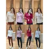 Zhao Lusis nya yoga långärmade jacka tight fit Sports Slim Fit Women's Set Top Fitness Running Quick Torking