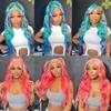 Synthetic Wigs Bundel Pirang madu 613 dengan penutup rambut manusia HD renda depan bundel ekstensi gelombang tubuh untuk wanita 230905