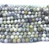 Loose Gemstones Veemake White Opal Natural Crystal DIY Necklace Bracelets Earrings Pendants Round Beads For Jewelry Making 07333