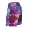 Short pour homme coloré Galaxy Board Summer Night Sky Bright Stars Fashion Beach Pantalon court Surf Séchage rapide Maillot de bain personnalisé