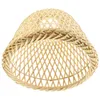 Pendant Lamps Bamboo Lampshade Hand Woven Cover Ornament Decor Floor Creative Accessory Chandelier Lights Simple