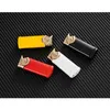 Mini Metal Portable Electronic Press Inflatable Windproof Lighter RJ1D