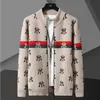 Men's cardigan, sweater, outerwear, new men's clothing for spring and autumn 2023, youth fashion, casual knitwear