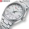 Wristwatches CURREN Fashion Business Mens Watches Top Luxury Classic Stainless Steel Quartz Wristwatch Luminous Hands Waterproof Male Clock 230905