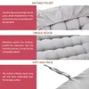 Cushion/Decorative Pillow Long Cushion Recliner Chair Cushion Replacement Thicken Cushion Long Chair Couch Seat Cushion Pads Garden Lounger Mat 230905