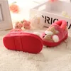 Slipper Kids Boys Girls Slippers Cartoon Home Shoes For Children Winter inomhus sovrum Varma sammet baby stövlar 230905