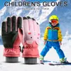 Gants de ski Sarung tangan salju anak laki laki perempuan sarung olahraga lucu termal tahan angin kartun jari penuh untuk dan 230905