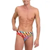 Costumi da bagno da uomo Slip da bagno da uomo Competizione Allenamento Palestra Costume da bagno Quick Dry Comodo baule 2023