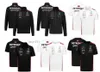 2023 Ny F1-formel racing hoodie sommar kortärmad polos kostym anpassad med samma stil 8apk