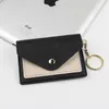 Designers Luxury Mini Coin Purse KeyChain Fashion Womens Mens Credit Card Holder Coin Purse Wallet Ring Keychain Top16