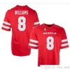 Personalizado Hombres Jóvenes mujeres niños pequeños UNLV Rebels Personalizado CUALQUIER NOMBRE Y NÚMERO CUALQUIER TAMAÑO Jersey universitario de alta calidad cosido