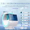 7 en 1 Hydra FacialIntelligent avec analyseur de peau RF Hydro oxygène Machine faciale Aqua Peeling Hydrafacial Machine