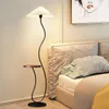 Lâmpadas de assoalho corredor arte lâmpada de pé moderna estética europeia elegante nórdico minimalista acrílico simples lampada ornamento