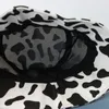 Wide Brim Hats Bucket Hats Cow Print Bucket Hat Reversible Foldable Fisherman Hats Spring Summer Lady Girl Panama Caps Women Fashion Sun Protection Cap 230905