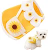 Dog Apparel Shirt Sunflower Petal Collars Satchels Cotton Vest T-Shirt Spring And Summer Thin Puppy Clothes For Small Dogs Frenchi