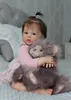 Dockor bzdoll dua versi 50 cm 60cm Bayi Terlahir Kembali 3d Cat Kulit Dengan vena realistis Silikon Boneka Mainan Buatan Tangan Putri Balita Bebe 230905