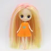 دمى DBS Blyth Boneka Mini 10cm Mainan Telanjang Warna Warni Rambut Panjang Wajah Berkilau anime Hadia anak Perempuan 230905