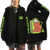 Kvinnors hoodies tröjor Anime Chainsaw Man Sweatshirts Denji Hooded Hoodies Makima Zipper Jacket Långärmad Zip Jackets Fleece Streetwear Sweatshir 230906