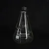 Borosilicon Glass 2000ml Conical Erlenmeyer узкая рта винтовая крышка Коляска лабораторная стеклянная посуда