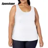 T-shirt grande taille pour femmes, débardeur ample, décontracté, Modal, chemisier sans manches, hauts féminins, vêtements de maison, 3xl 4xl, ouc1124 230905