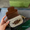 Mini kedjepåse handkoppling crossbody väskor duk läder löstagbar bred rem guld hårdvara ficka midje plånbok