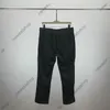 24SS pantalons pour hommes Designer pantalons de survêtement hommes ruban épissage pantalons pantalons de survêtement femme lettre latérale imprimée confortable respirant décontracté coupe ample pantalon long