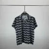 2LUXURY Designers Chemises Mode Homme Tiger Lettre V chemise de bowling en soie Chemises décontractées Hommes Slim Fit Chemise à manches courtes M-3XL # 1078