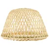 Pendant Lamps Bamboo Lampshade Hand Woven Cover Ornament Decor Floor Creative Accessory Chandelier Lights Simple