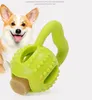 Jouets pour chiens, Globe de traction carré en Tpr, résistant aux morsures, meulage des dents, nettoyage des dents, boule de fromage, Puzzle interactif pour animaux de compagnie, vente en gros