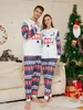 Kerst cartoon print pyjama kerst bijpassende pyjama set huiskleding moeder dochter vader zoon rompertjes nachtkleding outfit