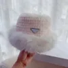 겨울 플러시 버킷 모자 여자 스위티 브림 모자 야외 따뜻한 캡 카스 퀘트 남성 패션 캡 바람 방전
