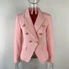 Kombinezony damskie Blazery mieszanki Harleyfashion luksusowy wiosenna kolekcja Texure wzór formalny kurtka Blazer 230906